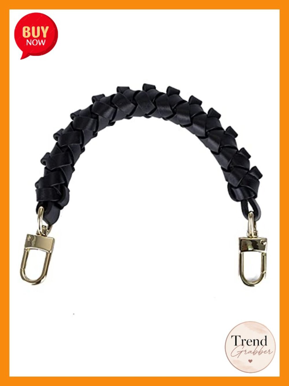 Genuine Vachetta Leather Braided Handle Strap for Hobo Top Handle